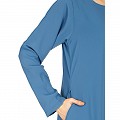 A-line inner abaya with a complementary Hijab- French Blue A-line inner abaya with a complementary Hijab- French Blue